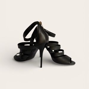 Jimmy Choo Black Strappy Heels